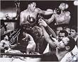 Joe Frazier Signed 16 X 20 Photo (Ali/Frazier I: Fight Of The Century Collage) Boxing - Autographed