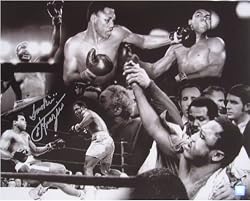 Joe Frazier Signed 16 X 20 Photo (Ali/Frazier I: Fight Of The Century Collage) Boxing - Autographed