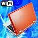 DARK-RED Cheap Computer w/ WIFI Mini Laptop (7 Inch Android 2.2 VIA 8650) + Red Pouch Bag-Case by WOLVOL