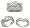 BEZEL SETTING CZ ENGAGEMENT & WEDDING RING SET