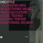 Discstyle T the Graphic Arts of Electronic Music and Club Culture House Techno Electro Triphop Drum'N'Bass Big Beat: The Graphic Arts of Electronic ... Culture Techno Electro Triphop Drum'N'Base