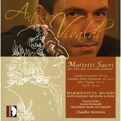 Vivaldi : Mottetti Sacri. Astronio.