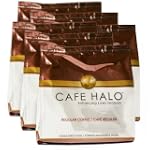 Cafe Halo Sumatra Dark Blend Coffee Pods (4.23-Ounce), 16-Count Pods (Pack of 6)
