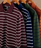 Long-Sleeve Striped Traveler Polos