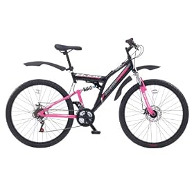 Boss Blackmagic 21 Speed Dual Suspension Ladies Mountain Bike