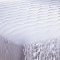 White Luxurious Hotel Mattress Pad - Queen