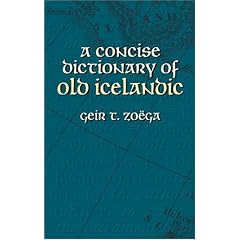 A Concise Dictionary of Old Icelandic (Dover Books on Language)