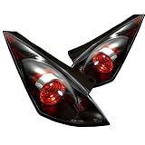 02-05 Nissan 350Z Euro Taillights - JDM Black 