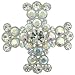Maltese Cross Pin Brooch