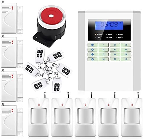 Home Security Alarm Smart Home Wireless/Wired GSM/PSTN Home Security Burglar Voice PIR anti-theif Alarm System LCD screen 850/900/1800/1900