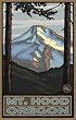 Northwest Art Mall 11" x 17" Poster Mount Hood by Paul A. Lanquist