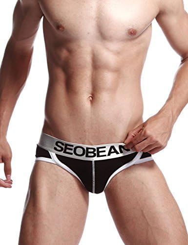 SEOBEAN Sexy Boxer Brief Bikini Underwear Mens 2258 (M(28-30"))