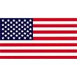 Patriotic American Flag - 6.5 X 12 - Sticker