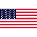 Patriotic American Flag - 4 X 7 - Sticker