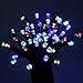 ALEKO Solar Powered Christmas Lights String Light 100 LED Multicolor