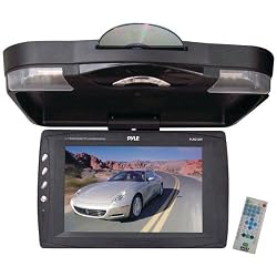 PYLE PLRD133F 12.1-Inch Roof Mount TFT LCD Monitor with Built-In DVD Player