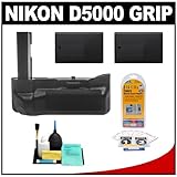 Zeikos Vertical Battery Grip + 2 EN-EL9 Batteries + Accessory Kit for Nikon ....