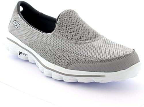 Womens Skechers Go Walk 2 Walking Exercise Active Casual Sports Sneakers - Gray - 7