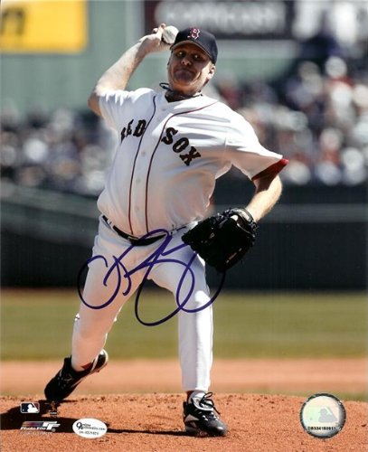 Curt Schilling Autographed Boston Red Sox 8x10 Photo