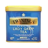 Twinings Lady Grey Tea, Loose Tea, 3.53-Ounce Tins (Pack of 6)
