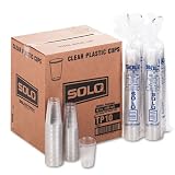 SOLO Cup Company : Plastic Party Cold Cups, 10 Ounces, Clear, 20 Bags of 50 per Carton -:- Sold as 2 Packs of - 1000 - / - Total of 2000 Each