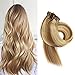 BETTY Clip In Human Hair Extensions 15 18 20 22 Inch 7pcs 70g Set Silky Straight Human Remy Hair Omber Color