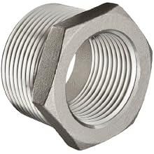Stainless Steel 316 Cast Pipe Fitting, Hex Bushing, MSS SP-114, NPT Male X Female