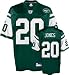 Thomas Jones Jersey: Reebok Green Replica #20 New York Jets Jersey - Medium
