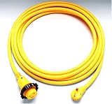 ParkPower by Marinco 25PCMRV RV PowerCord Electrical Power Cordset (30-Amp, 125-Volt, 25-Feet, Yellow)