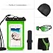 HOMAR Universal Waterproof Case Bag for Apple iPhone 6s, 6 Plus. Best Water Proof, Dust Dirt Proof, Snowproof Pouch for Cell Phone up to 6 inches (Green)