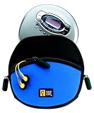 Case Logic Round CD Player Case. Blue Neoprene NDM10