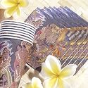 TIKI BAR PARTY WARE SET (8) - ISLAND FEAST- LUAU HAWAII