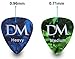 Guitar Picks with Free Pick Holder (20 Pack) Medium and Heavy Gauge Variety Pack by DigiTrade Music
