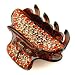 Cazin Ruby Gold - Cubitas Duchamp Collection (Made in France, Hand-set Swarovski Crystals, Claw Clip)