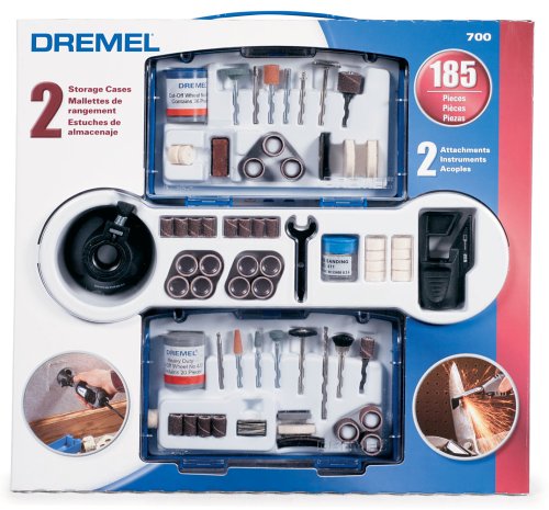 Dremel 700-01 185-Piece Rotary Tool Accessory Kit