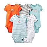 Carter's （カーターズ） :: ロンパース ボディスーツ ボディースーツ 半袖 5枚組 男の子 綿 ジャージー 100% :: 5-Pack Short-Sleeve Bodysuits ::