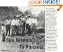 Motorcycle and rider, Los Angeles to Panama