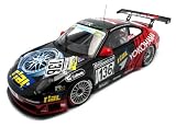 Diecast Model Porsche 911 (996) GT3 RSR Yokohama (2005) in Black and Red (1:18 scale)