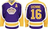 Los Angeles Kings NHL Jerseys Marcel Dionne #16 Purple Jersey Size 56 /BIG&TALL 2012 Stanley Cup Playoffs