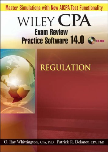 Wiley CPA Examination Review Practice Software 14.0 Regulation