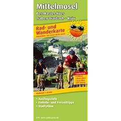 Rad- und Wanderkarte Mittelmosel, Bernkastel-Kues - Traben-Trarbach - Kr�v: Mit Ausflugszielen, Einkehr- & Freizeittipps und Stadtpl�nen, wetterfest, ... wetterfest, reissfest, abwischbar