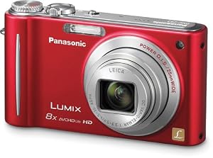 Panasonic Lumix DMC-ZR3 14.1 MP Digital Camera with 8x Optical Image Stabilized Zoom and 2.7-Inch LCD (Red)