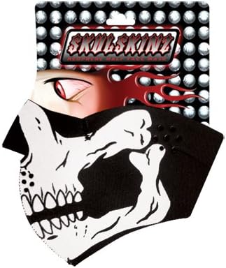 SkulSkinz Neoprene Half Face Mask - Skull Mouth 5879