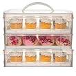 Snapware 3 Layer Cupcake Cookie Cake Dessert Carrier Made in USA