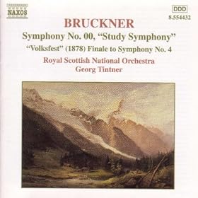 Bruckner: Symphony No. 00, 'study Symphony', Wab 99 / Finale To Symphony No. 4, 'Volkfest', Wab 104