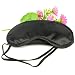 HealtheverydayÂ®Soft Sleep Mask Eye Mask BlindfoldÂ Block Out Light for Travel, Shift Work & Meditation (Black)