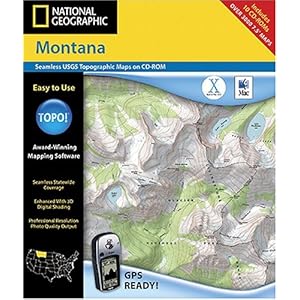 Montana Map CD-ROM (Mac) Montana Map CD-ROM (Mac)