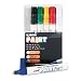 Uni-Paint PX-20 Medium Point Oil-Based Paint Markers, 6 Colored Markers (63630)