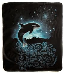 Whale Fireworks Throw