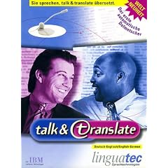 talk & translate, Deutsch-Englisch/Englisch-Deutsch, 1 CD-ROM Der automatische Dolmetscher. F�r Windows 95/98/NT 4.0